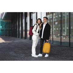 Vue Sac à dos antivol Bobby Soft de couleur orange| Krokrodeal