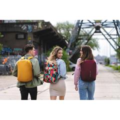 Vue Sac à dos antivol Bobby Soft de couleur orange| Krokrodeal