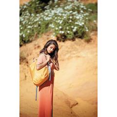 Vue Sac à dos antivol Bobby Soft de couleur orange| Krokrodeal