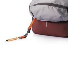 Vue Sac à dos antivol Bobby Soft de couleur rouge| Krokrodeal