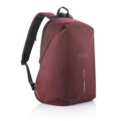 Vue Sac à dos antivol Bobby Soft de couleur rouge| Krokrodeal