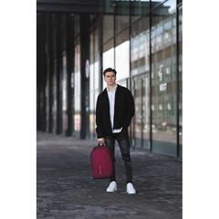 Vue Sac à dos antivol Bobby Soft de couleur rouge| Krokrodeal