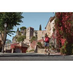 Vue Sac à dos antivol Bobby Soft de couleur rouge| Krokrodeal