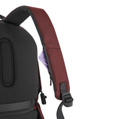 Vue Sac à dos antivol Bobby Soft de couleur rouge| Krokrodeal