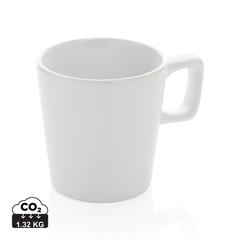 Vue Mug céramique au design moderne de couleur blanc| Krokrodeal