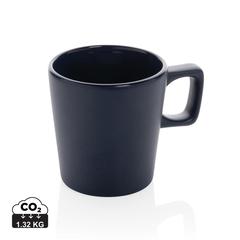 Vue Mug céramique au design moderne de couleur bleu| Krokrodeal