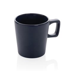 Vue Mug céramique au design moderne de couleur bleu| Krokrodeal