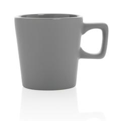Vue Mug céramique au design moderne de couleur gris| Krokrodeal