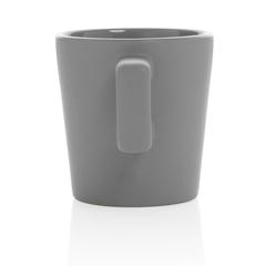 Vue Mug céramique au design moderne de couleur gris| Krokrodeal