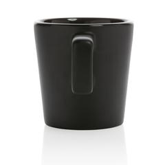 Vue Mug céramique au design moderne de couleur noir| Krokrodeal