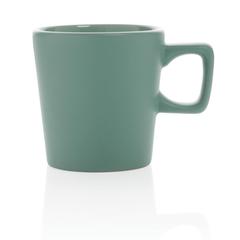 Vue Mug céramique au design moderne de couleur vert| Krokrodeal