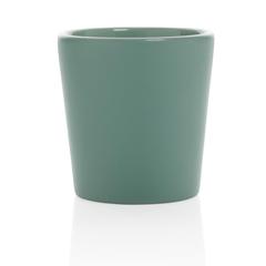 Vue Mug céramique au design moderne de couleur vert| Krokrodeal