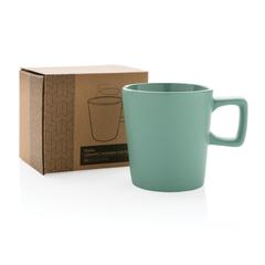 Vue Mug céramique au design moderne de couleur vert| Krokrodeal