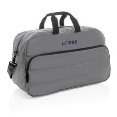 Vue Sac weekend Impact en rPET AWARE™ de couleur gris| Krokrodeal
