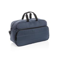 Vue Sac weekend Impact en rPET AWARE™ de couleur bleu| Krokrodeal