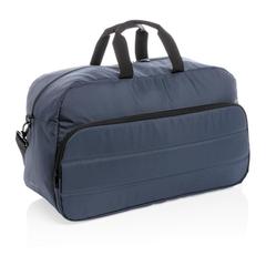Vue Sac weekend Impact en rPET AWARE™ de couleur bleu| Krokrodeal