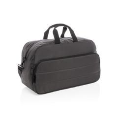 Vue Sac weekend Impact en rPET AWARE™ de couleur noir| Krokrodeal