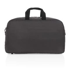Vue Sac weekend Impact en rPET AWARE™ de couleur noir| Krokrodeal