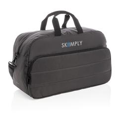 Vue Sac weekend Impact en rPET AWARE™ de couleur noir| Krokrodeal