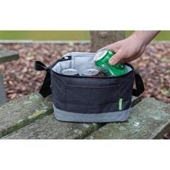 Vue Sac isotherme en rPET de couleur gris| Krokrodeal