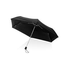 Vue Parapluie 20.5" ultra léger et auto Swiss Peak rPET Aware™ de couleur noir| Krokrodeal