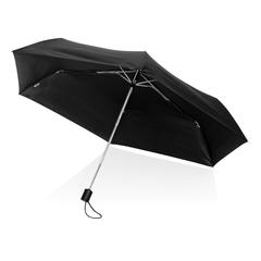 Vue Parapluie 20.5" ultra léger et auto Swiss Peak rPET Aware™ de couleur noir| Krokrodeal