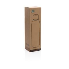 Vue Bouteille isotherme 500ml en acier inoxydable recyclé RCS de couleur gris| Krokrodeal