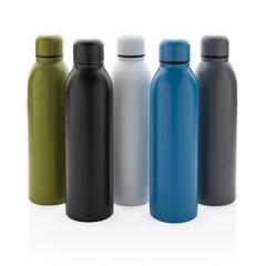 Vue Bouteille isotherme 500ml en acier inoxydable recyclé RCS de couleur gris| Krokrodeal