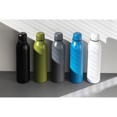 Vue Bouteille isotherme 500ml en acier inoxydable recyclé RCS de couleur gris| Krokrodeal