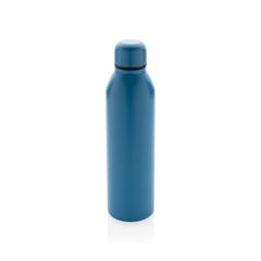 Vue Bouteille isotherme 500ml en acier inoxydable recyclé RCS de couleur bleu| Krokrodeal