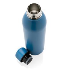 Vue Bouteille isotherme 500ml en acier inoxydable recyclé RCS de couleur bleu| Krokrodeal