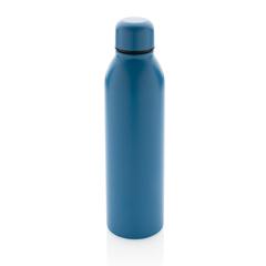 Vue Bouteille isotherme 500ml en acier inoxydable recyclé RCS de couleur bleu| Krokrodeal