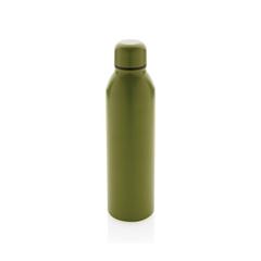 Vue Bouteille isotherme 500ml en acier inoxydable recyclé RCS de couleur vert| Krokrodeal
