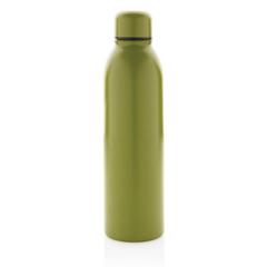 Vue Bouteille isotherme 500ml en acier inoxydable recyclé RCS de couleur vert| Krokrodeal