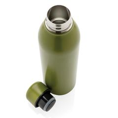 Vue Bouteille isotherme 500ml en acier inoxydable recyclé RCS de couleur vert| Krokrodeal