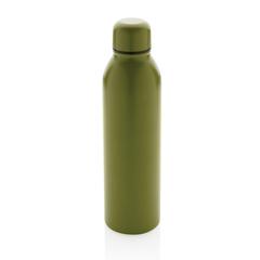 Vue Bouteille isotherme 500ml en acier inoxydable recyclé RCS de couleur vert| Krokrodeal