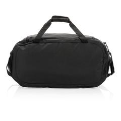 Vue Sac de sport Swiss Peak rPET AWARE™ de couleur noir| Krokrodeal