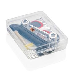 Vue Kit de réparation vélo compact de couleur noir| Krokrodeal