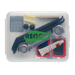 Vue Kit de réparation vélo compact de couleur noir| Krokrodeal