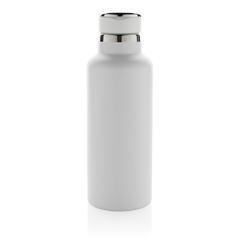 Vue Bouteille iso 600ml en acier recyclé RCS avec goulot Hydro de couleur blanc| Krokrodeal