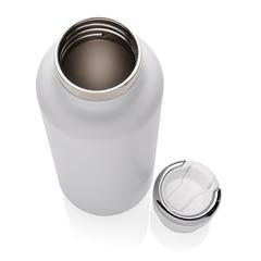 Vue Bouteille iso 600ml en acier recyclé RCS avec goulot Hydro de couleur blanc| Krokrodeal