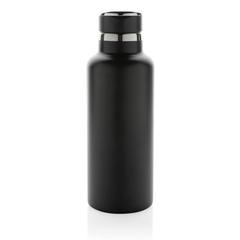 Vue Bouteille iso 600ml en acier recyclé RCS avec goulot Hydro de couleur noir| Krokrodeal