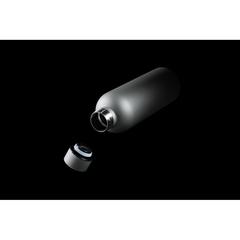 Vue Bouteille iso 600ml en acier recyclé RCS avec goulot Hydro de couleur gris| Krokrodeal