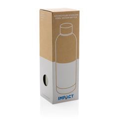 Vue Bouteille iso 600ml en acier recyclé RCS avec goulot Hydro de couleur gris| Krokrodeal