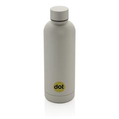 Vue Bouteille iso 600ml en acier recyclé RCS avec goulot Hydro de couleur gris| Krokrodeal
