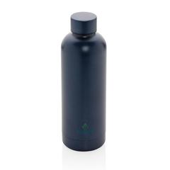 Vue Bouteille iso 600ml en acier recyclé RCS avec goulot Hydro de couleur bleu| Krokrodeal