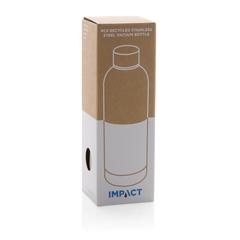 Vue Bouteille iso 600ml en acier recyclé RCS avec goulot Hydro de couleur jaune| Krokrodeal