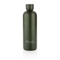 Vue Bouteille iso 600ml en acier recyclé RCS avec goulot Hydro de couleur vert| Krokrodeal