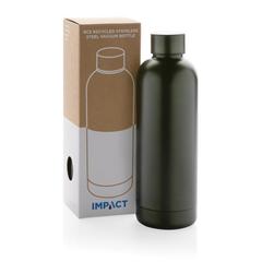Vue Bouteille iso 600ml en acier recyclé RCS avec goulot Hydro de couleur vert| Krokrodeal