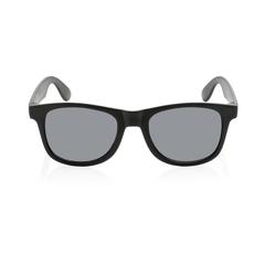 Vue Lunettes de soleil en plastique PP recyclé RCS de couleur noir| Krokrodeal